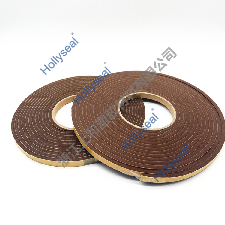 Hollyseal?棕色PVC聚氯乙烯泡棉膠帶 厚度1mm~25mm，密度110kg/m3~500kg/ m3